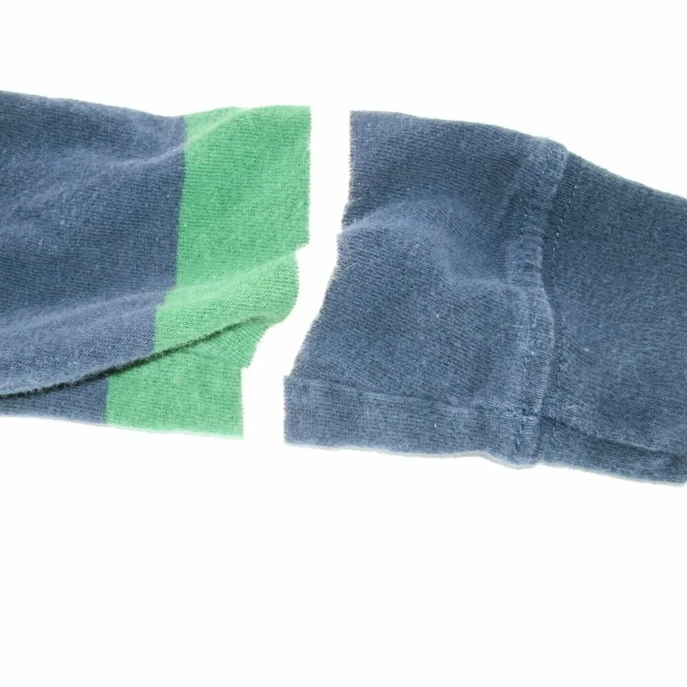 Wrangler Boys Shirt Polo Navy Green Stripe Long Sleeve 18 Months